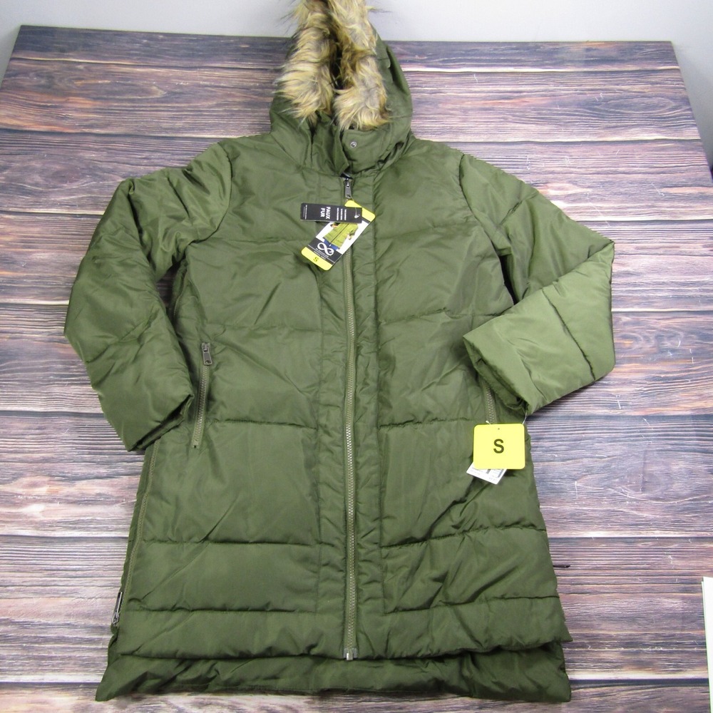 Be Boundless NEW NWT Womens Small Olive Green Anorak Parka Coat Jacket